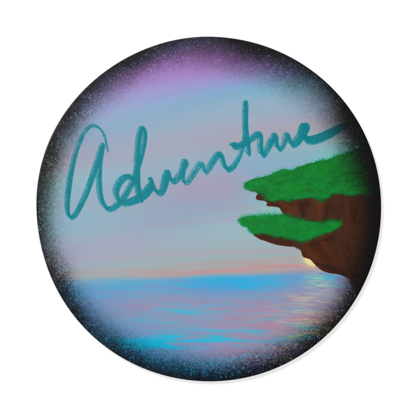Adventure - Round Vinyl Stickers