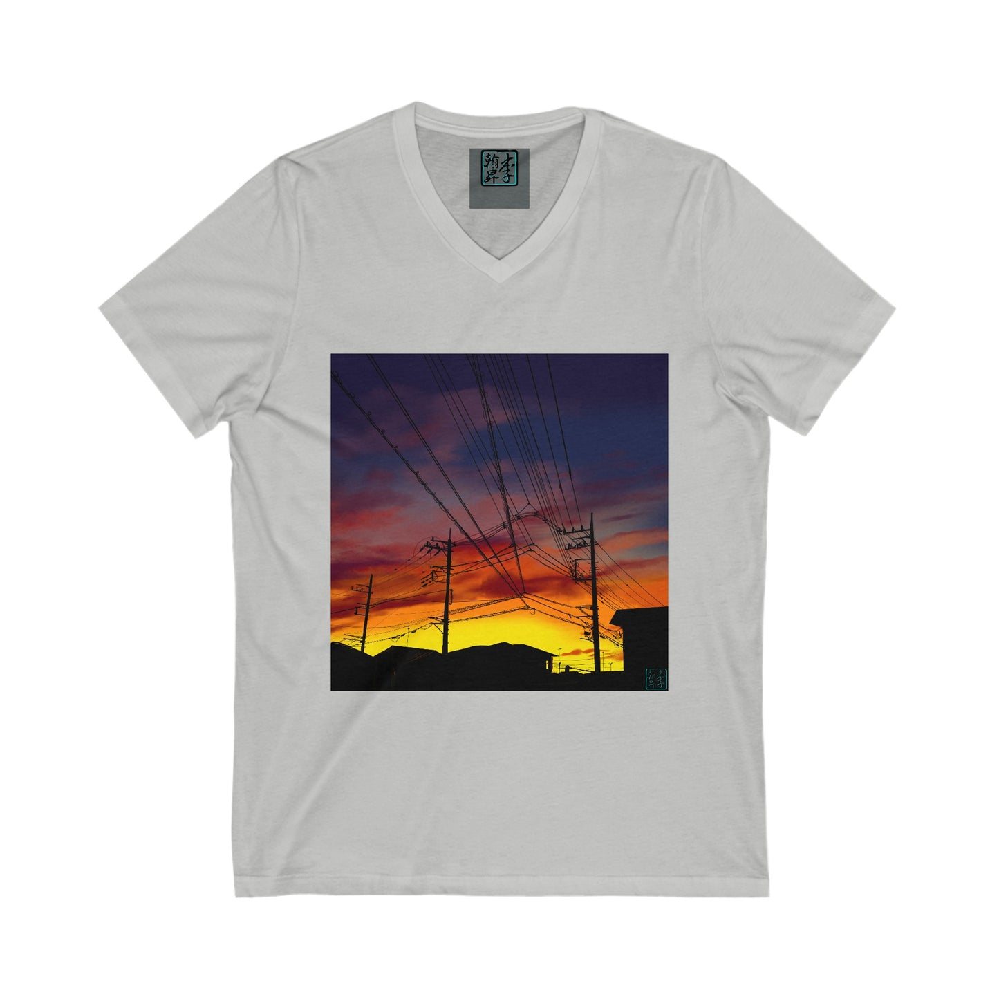 Saitama Sunset - V-Neck Tee