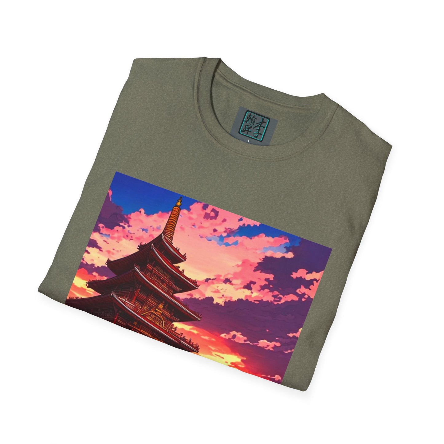 Temple on the Sea - Unisex Softstyle T-Shirt