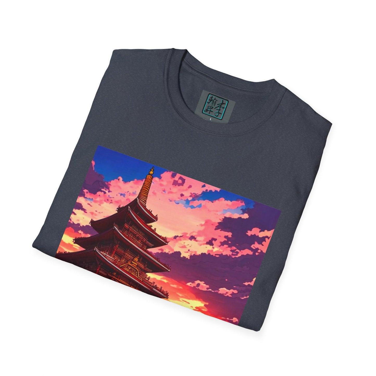 Temple on the Sea - Unisex Softstyle T-Shirt