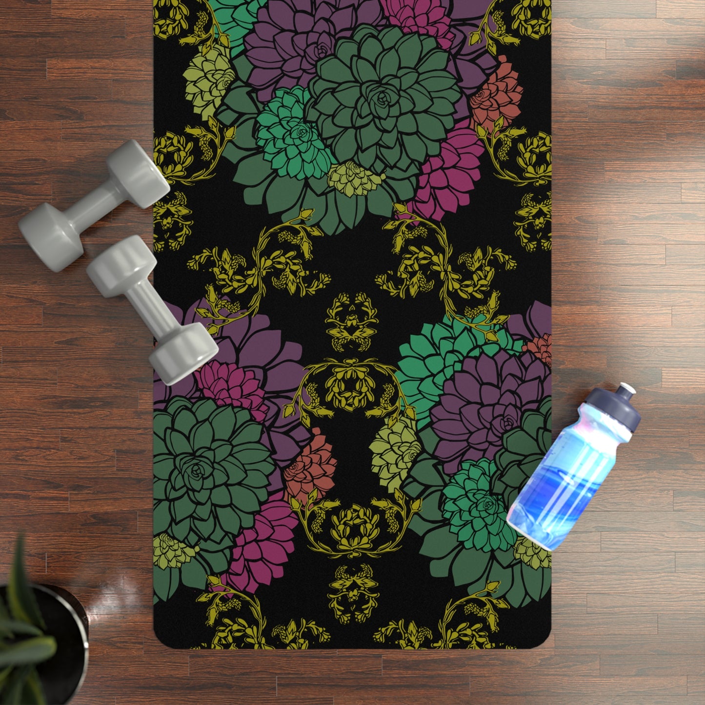 Echeveria in Bloom - Yoga Mat