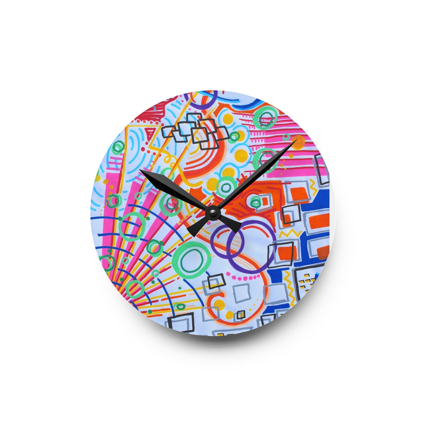 The City Acrylic - Wall Clock