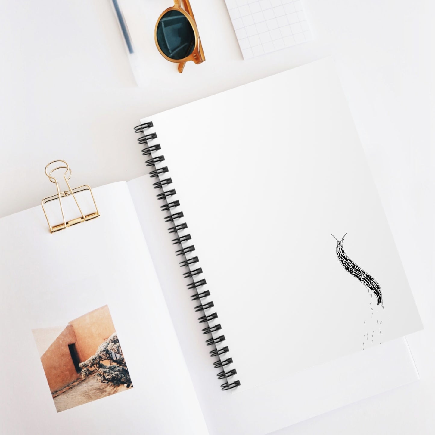 Leopard Slug Spiral Notebook - Ruled Line