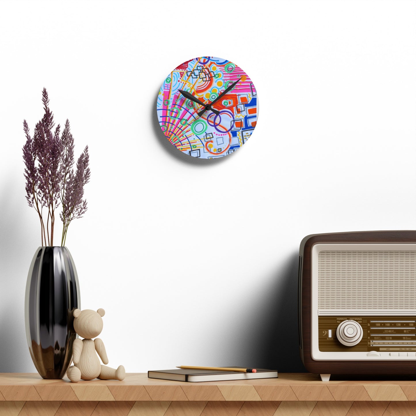 The City Acrylic - Wall Clock