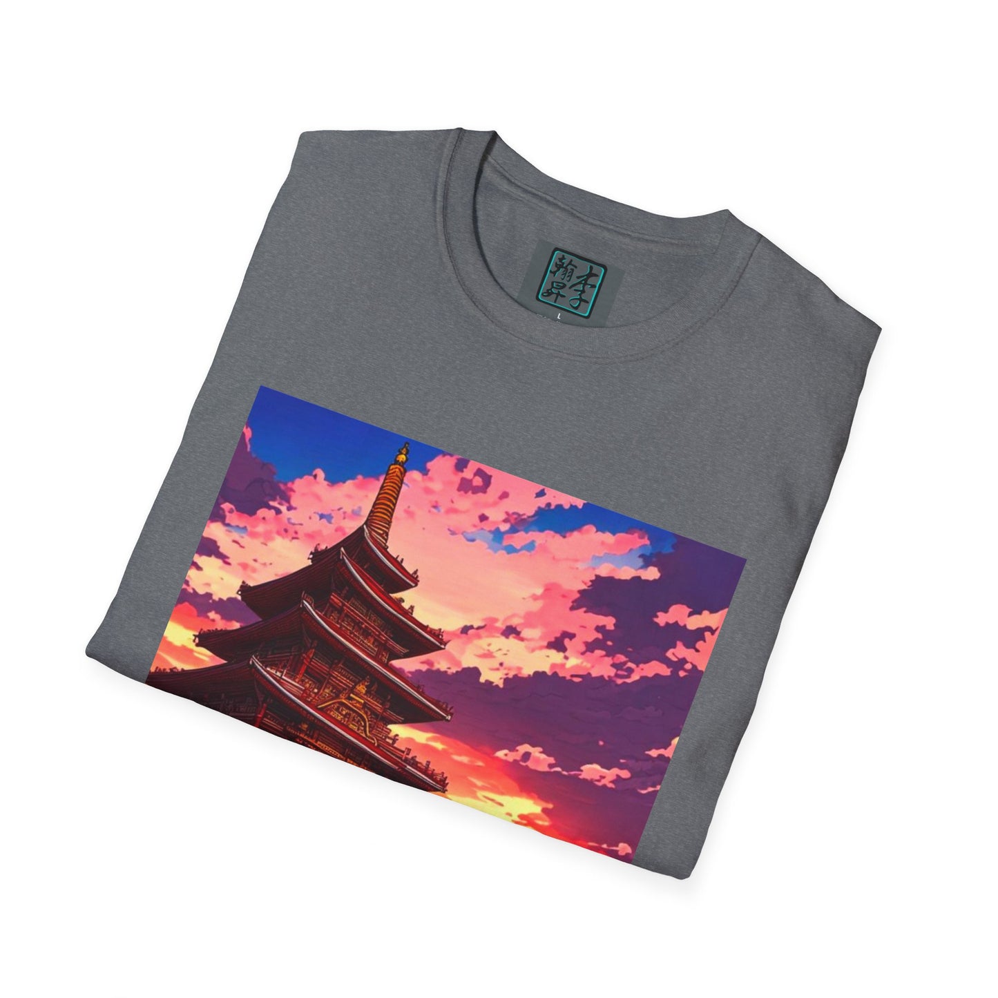 Temple on the Sea - Unisex Softstyle T-Shirt