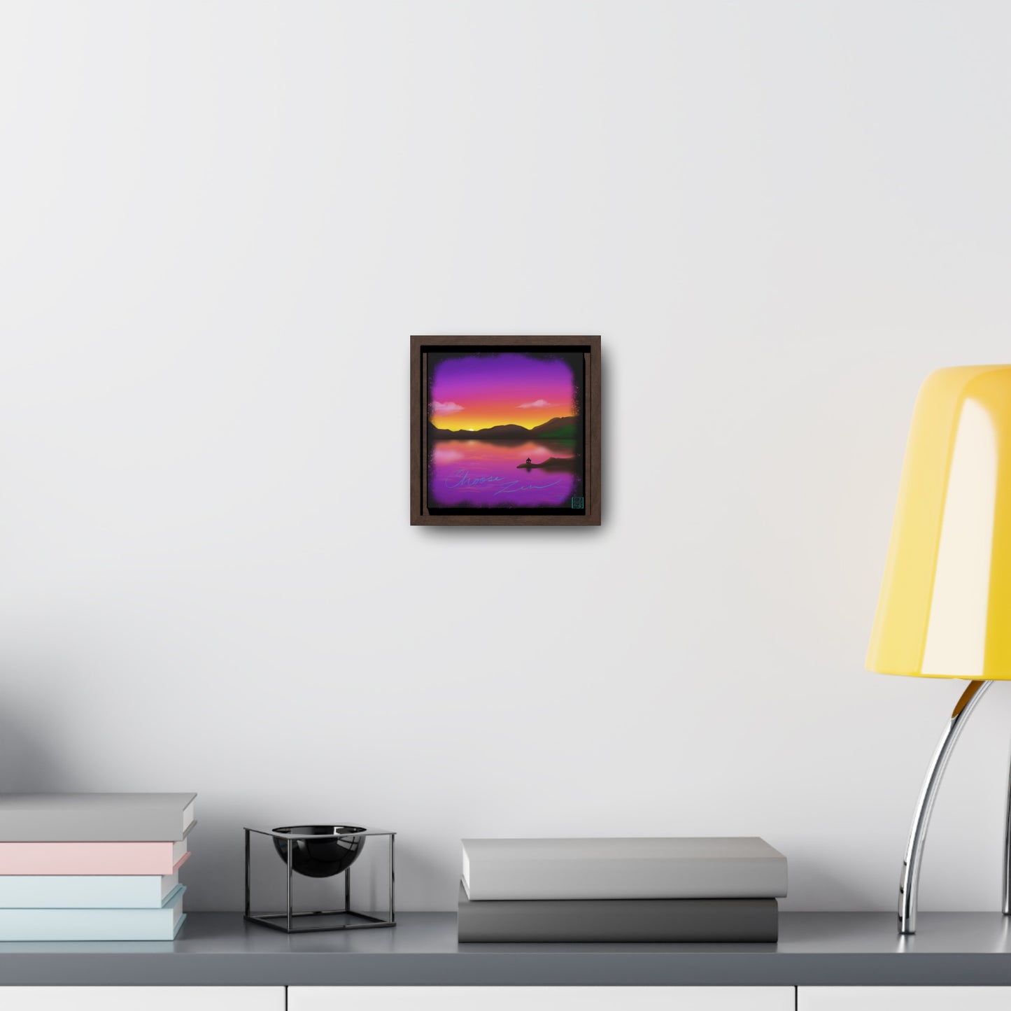 Choose Zen - Gallery Canvas Wraps, Square Frame