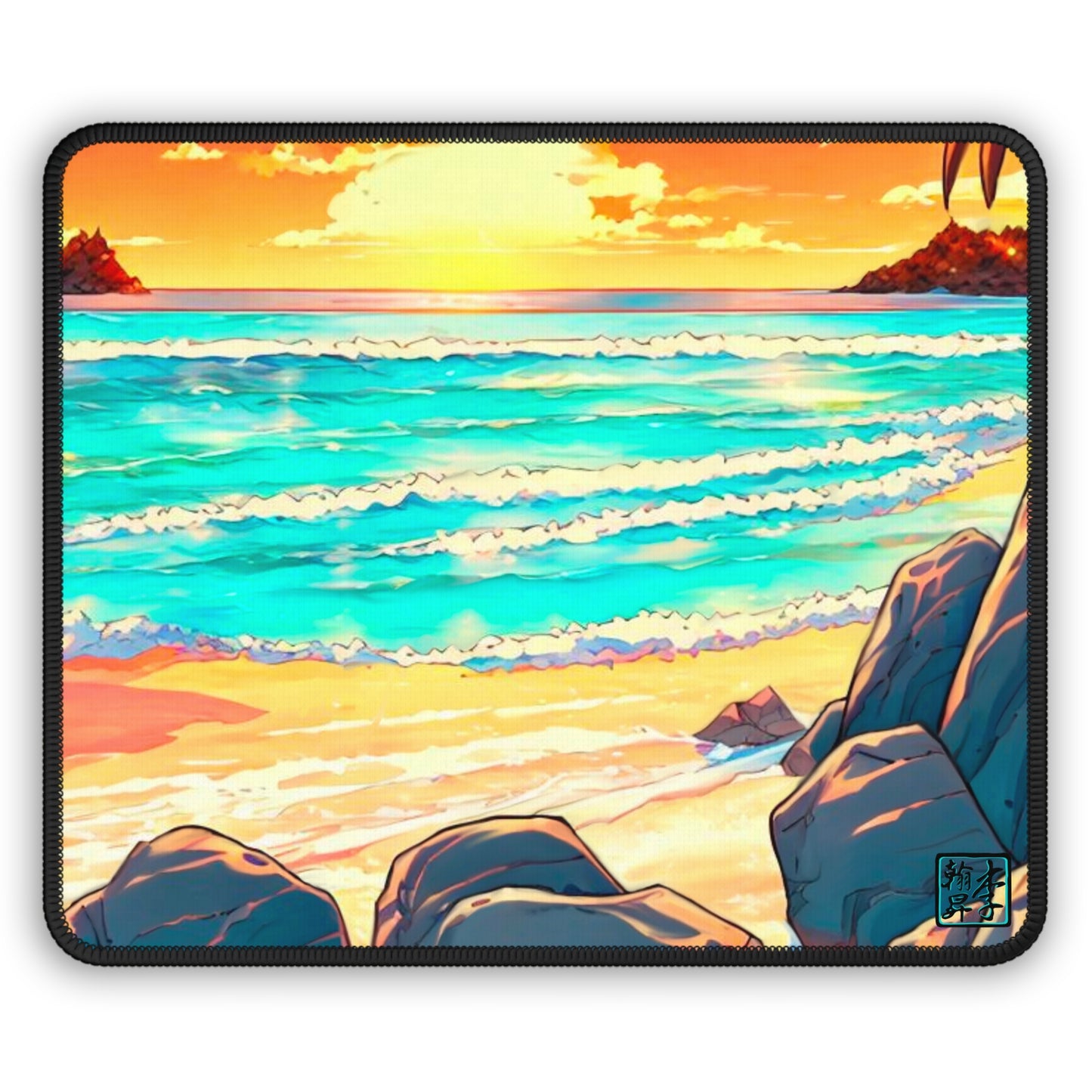 Sunset on the Beach Gaming Mouse Pad