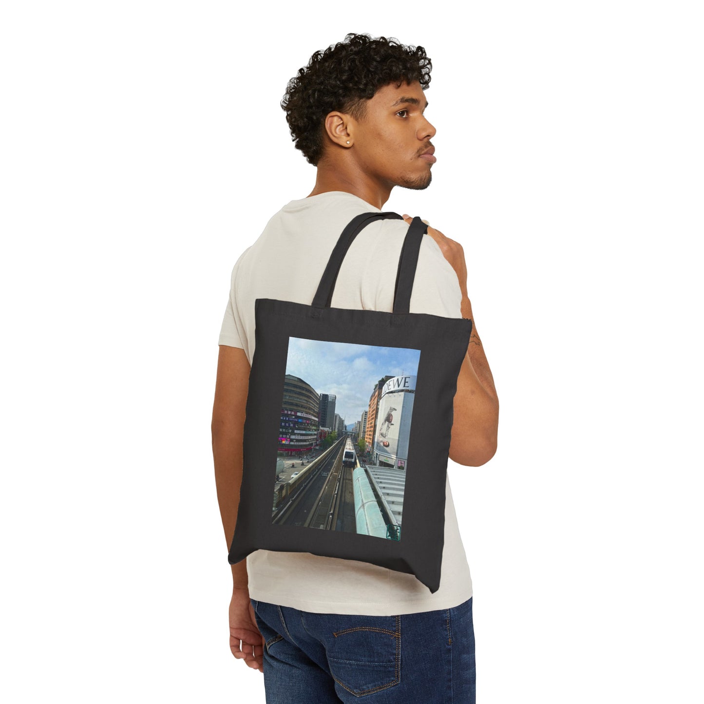 Taipei MRT Day- Cotton Canvas Tote Bag