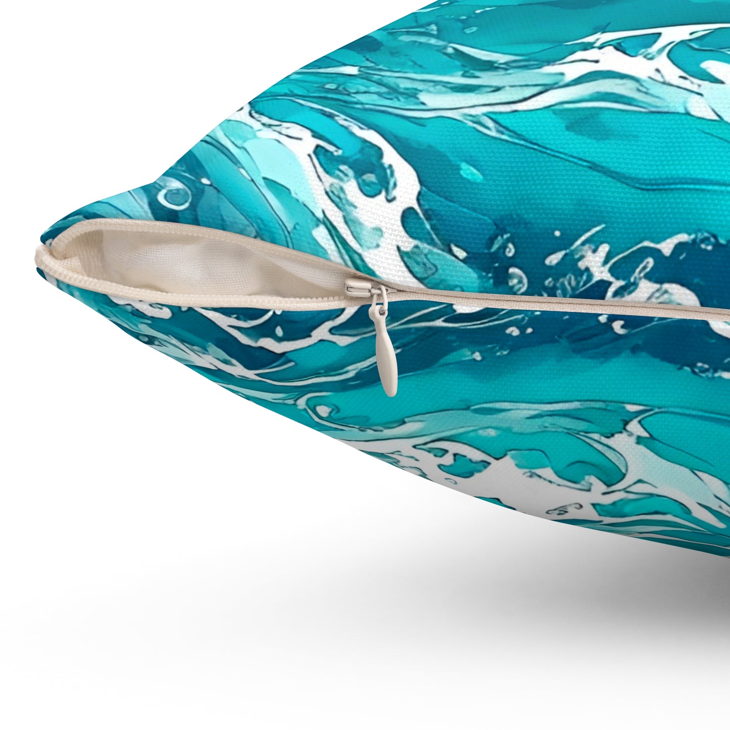 Swirling Seas - Square Pillow