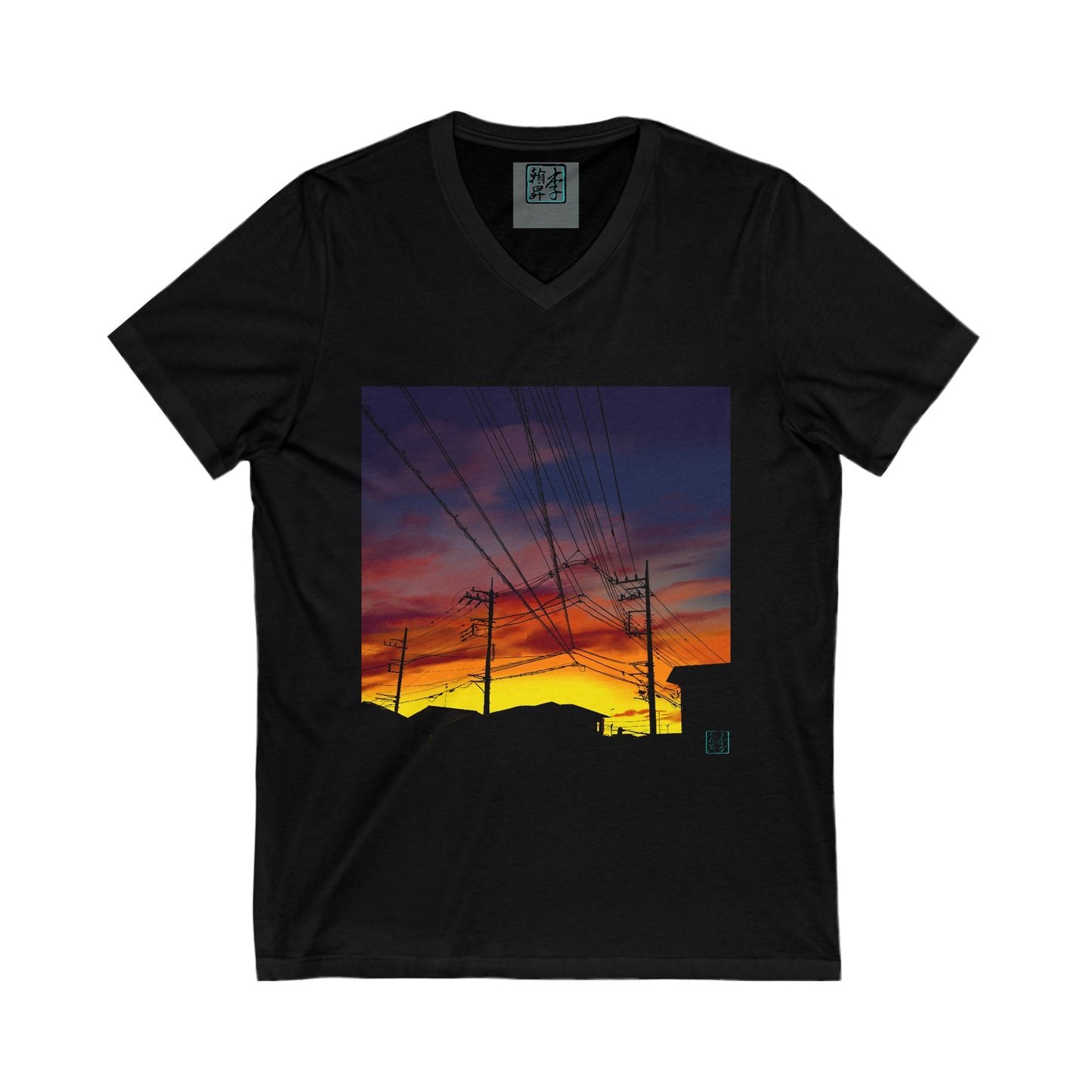 Saitama Sunset - V-Neck Tee