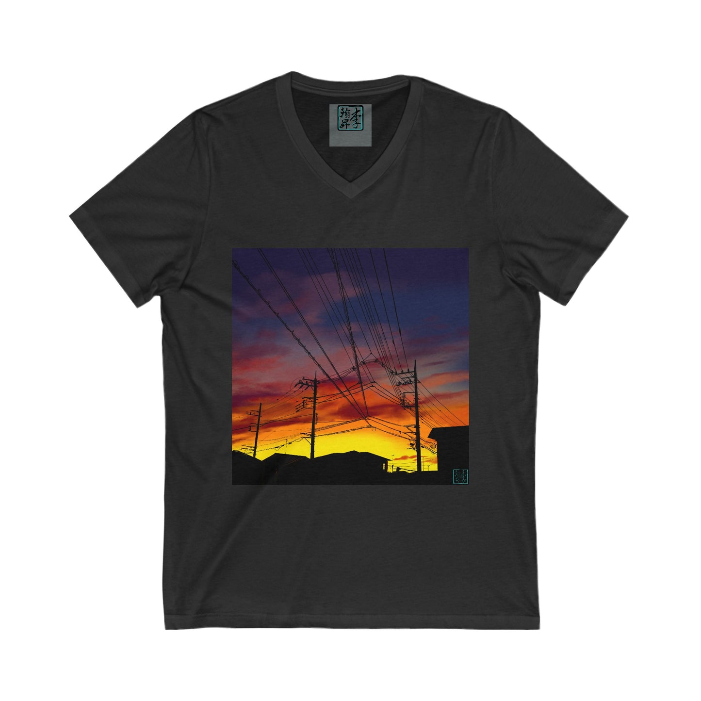 Saitama Sunset - V-Neck Tee