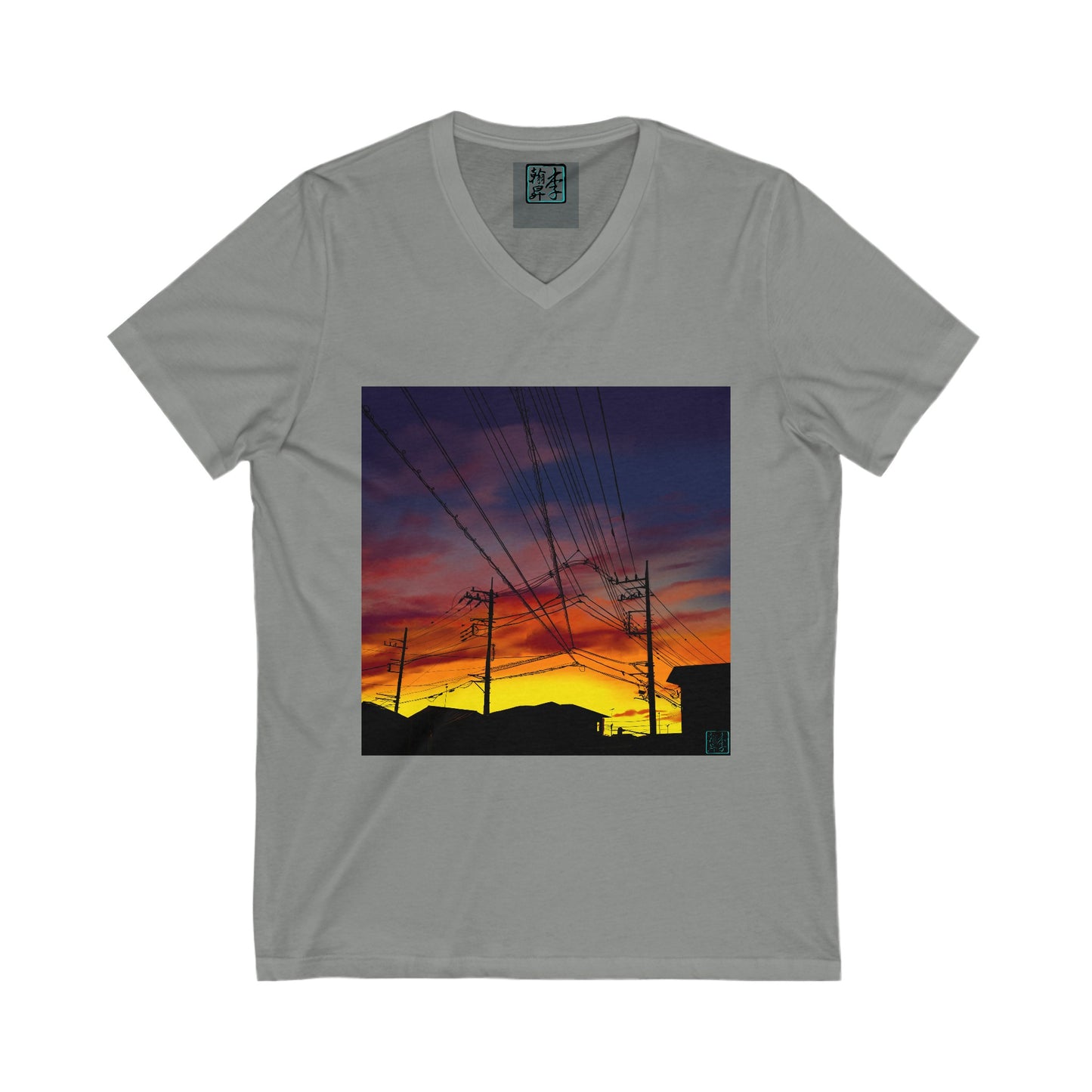 Saitama Sunset - V-Neck Tee