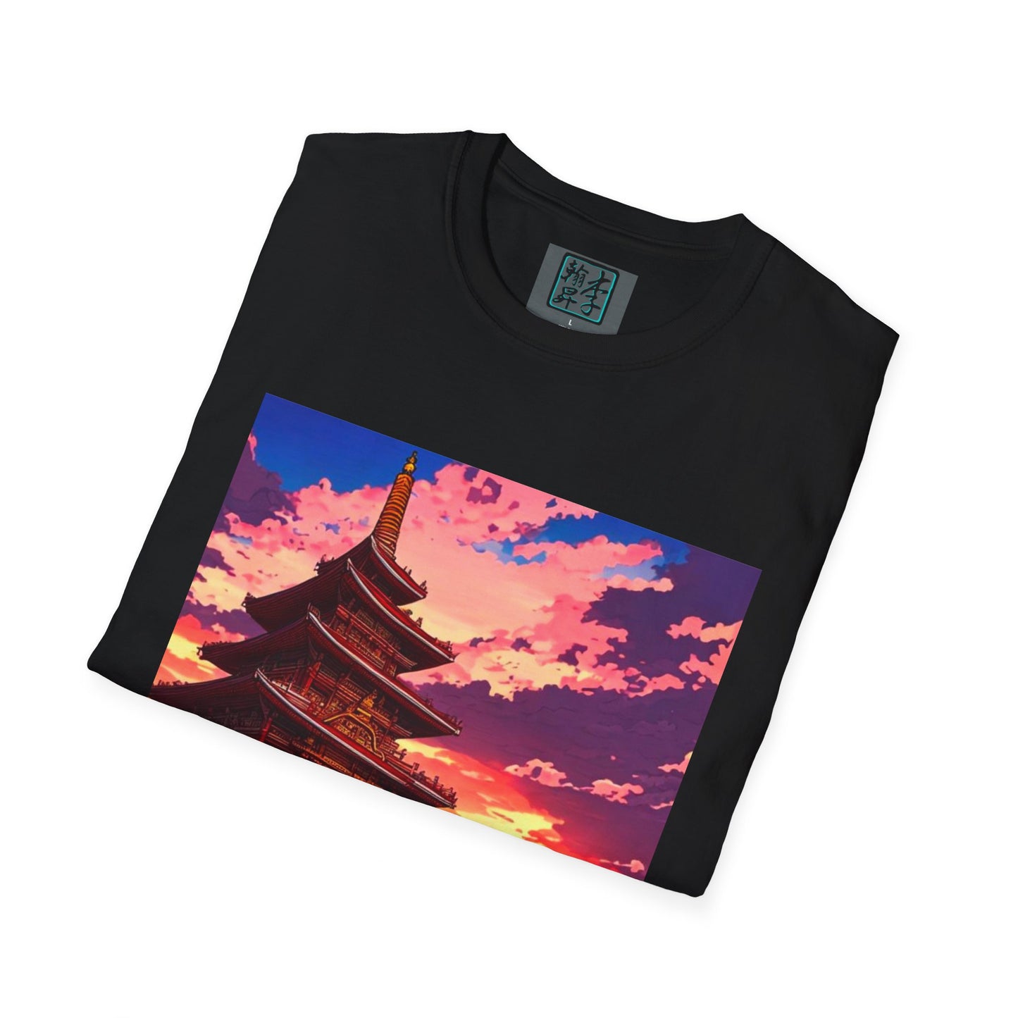 Temple on the Sea - Unisex Softstyle T-Shirt