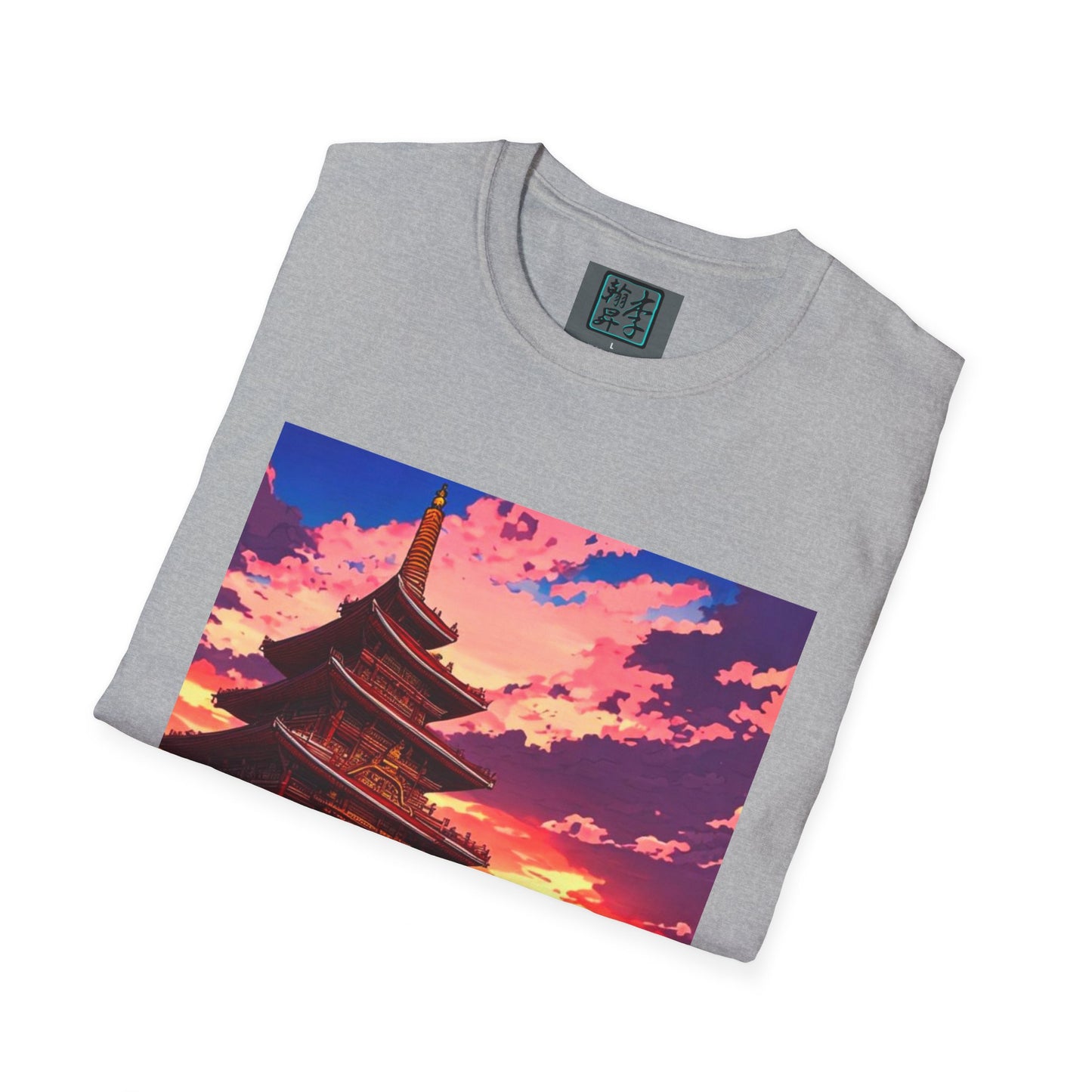 Temple on the Sea - Unisex Softstyle T-Shirt