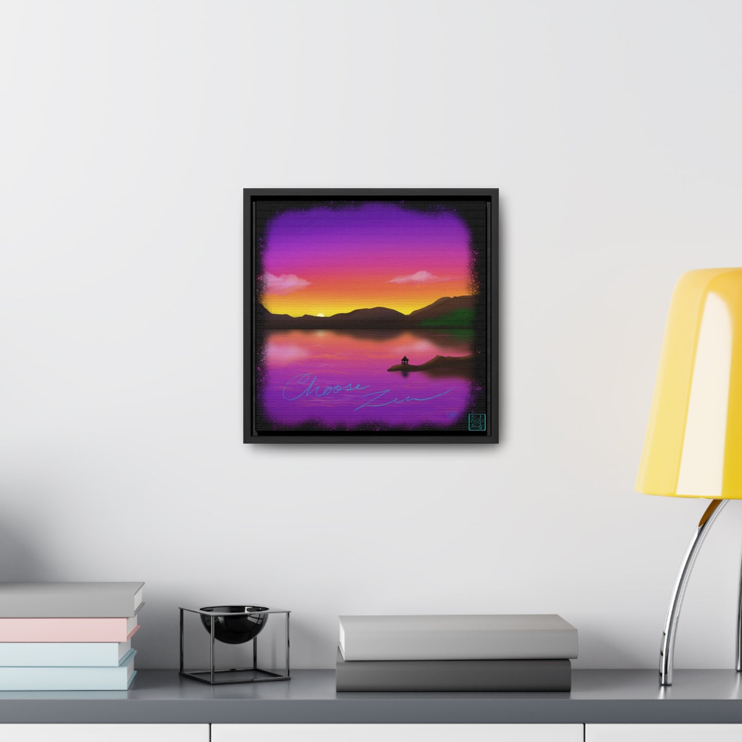 Choose Zen - Gallery Canvas Wraps, Square Frame