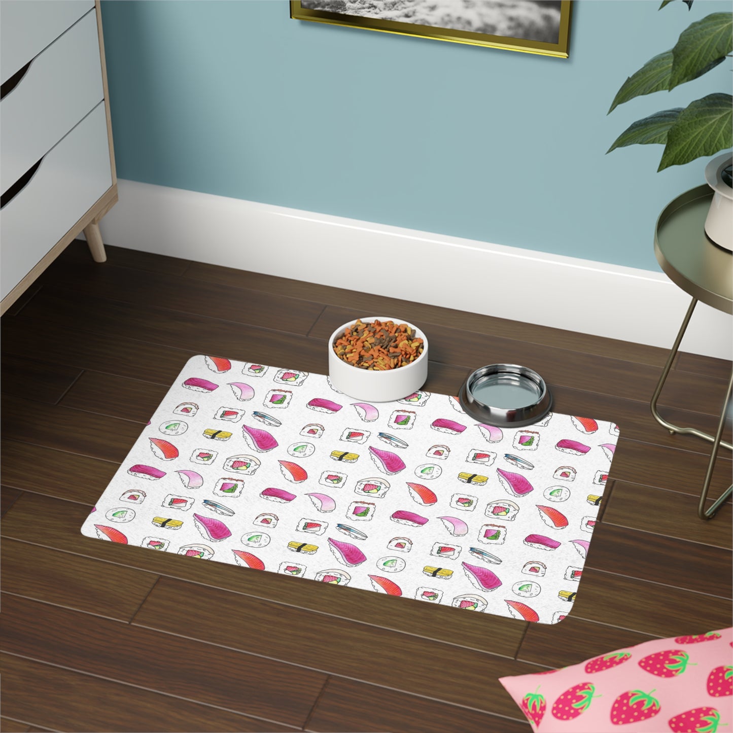 Sushi Frenzy - Pet Food Mat (12x18)