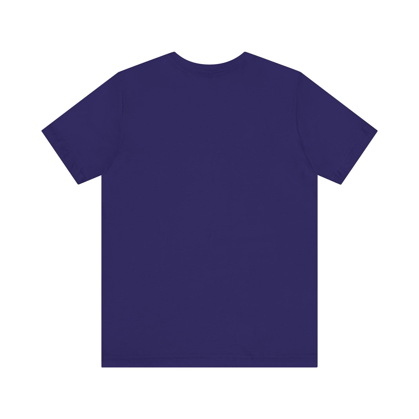 This is the ACI crewneck team navy t-shirt. It is showcasing the back of it with no print just the color of the shirt. This is a flat back picture.