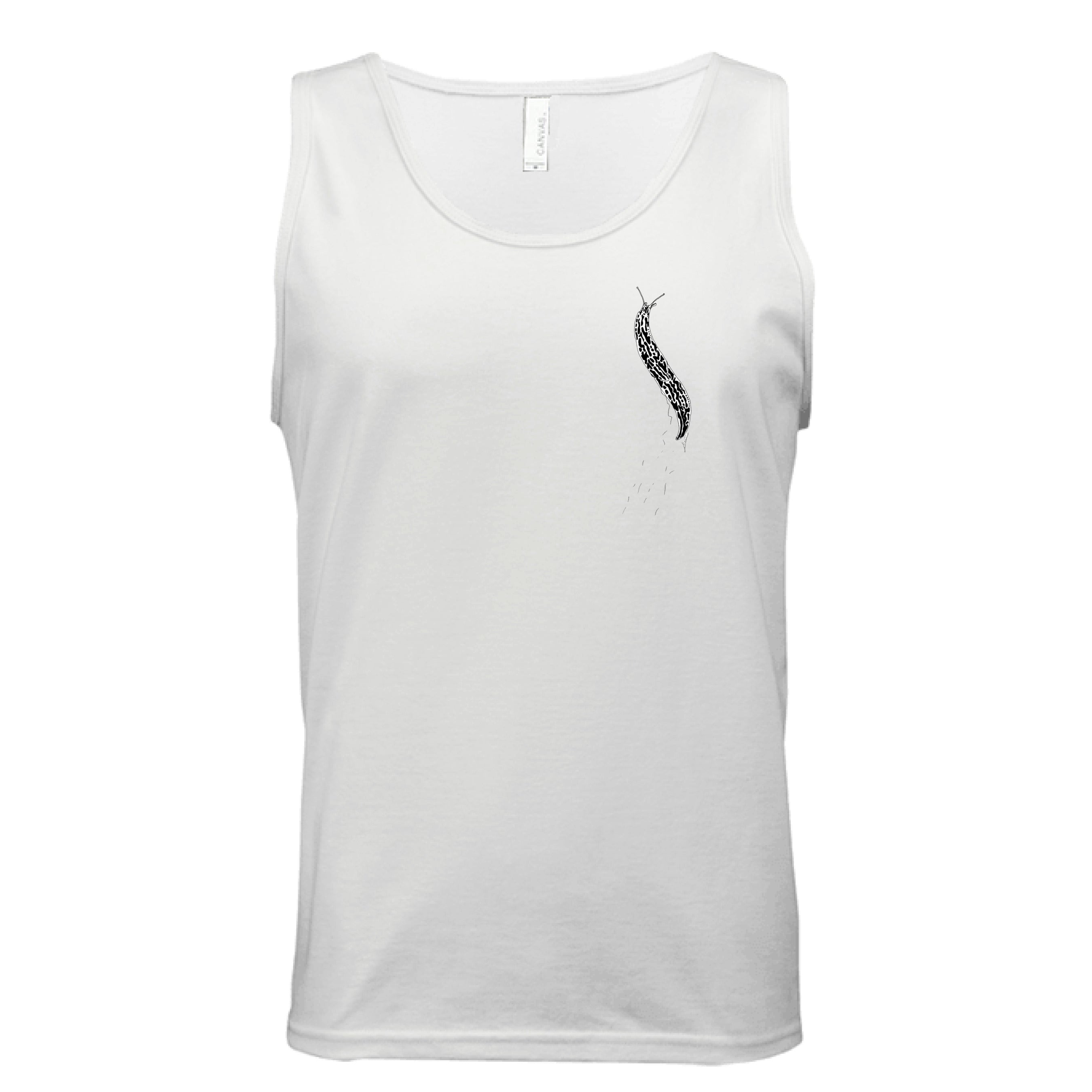Leopard Slug tank top by The Art Collective International in relaxed fit, cotton-polyester-rayon fabric, featuring a bold