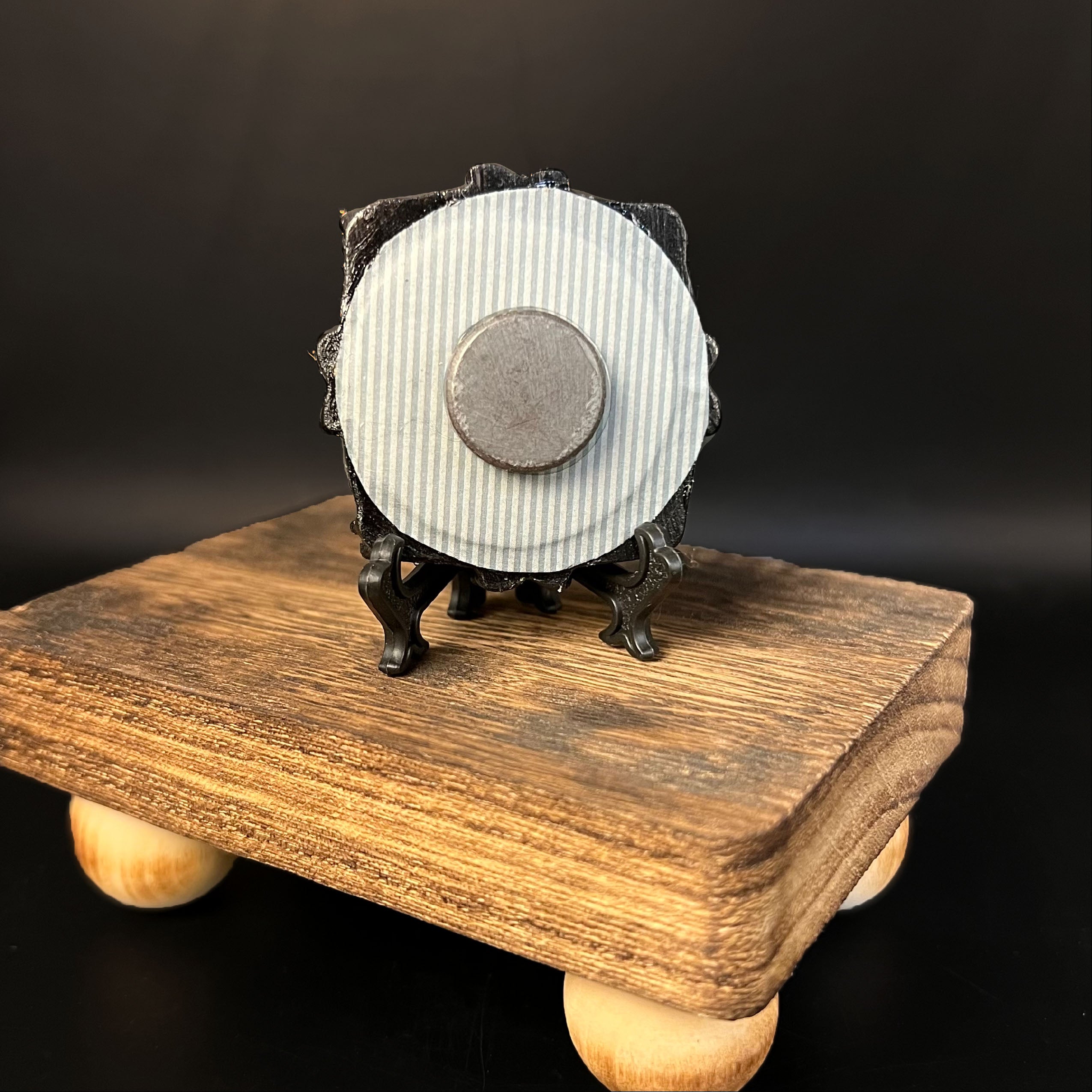 Close-up of the textured fabric surface showcasing intricate stitch details and subtle color variations on the CFD Witch Hat