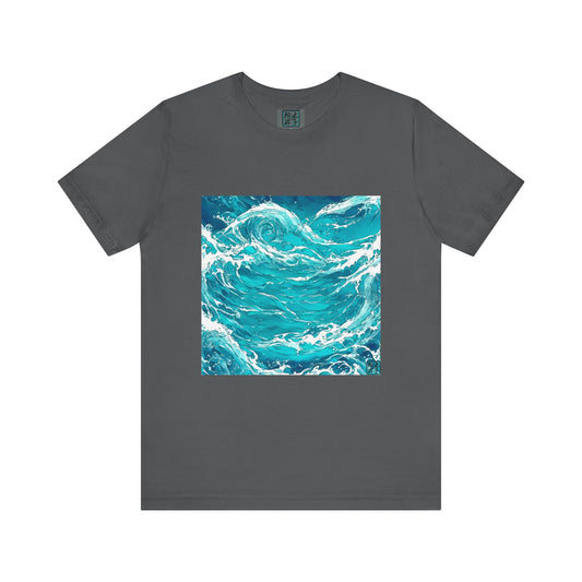 Swirling Seas - Unisex Jersey Short Sleeve Tee