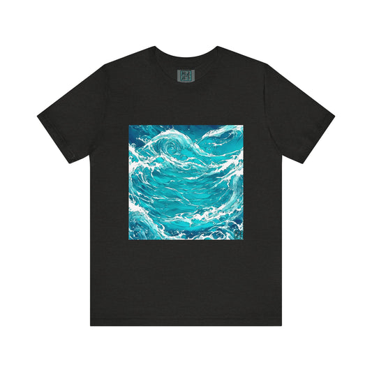 Swirling Seas - Unisex Jersey Short Sleeve Tee