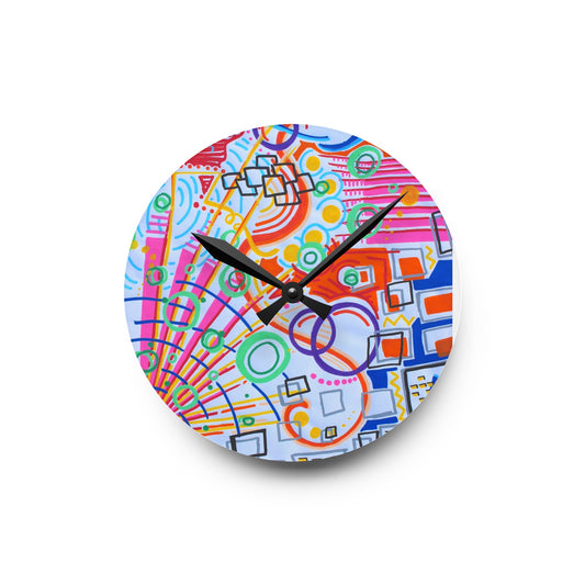 The City Acrylic - Wall Clock
