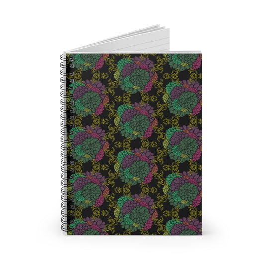 Echeveria in Bloom - Spiral Ruled Notebook