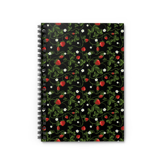 Strawberry - Spiral Ruled Notebook