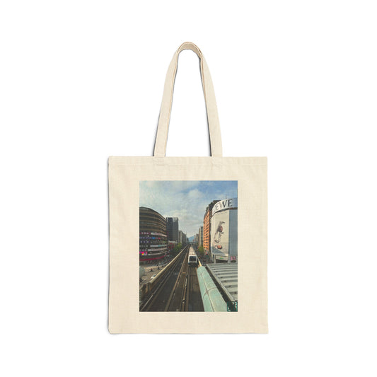 Taipei MRT Day- Cotton Canvas Tote Bag