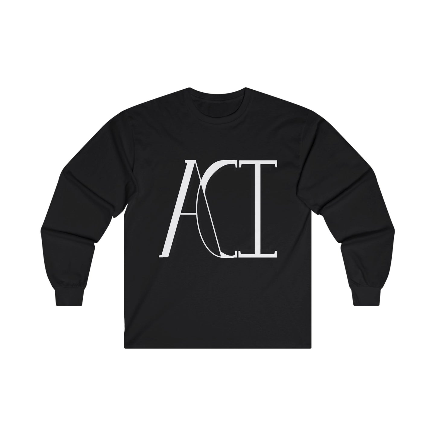 A black long sleeve with ACI logo on the front of the shirt.