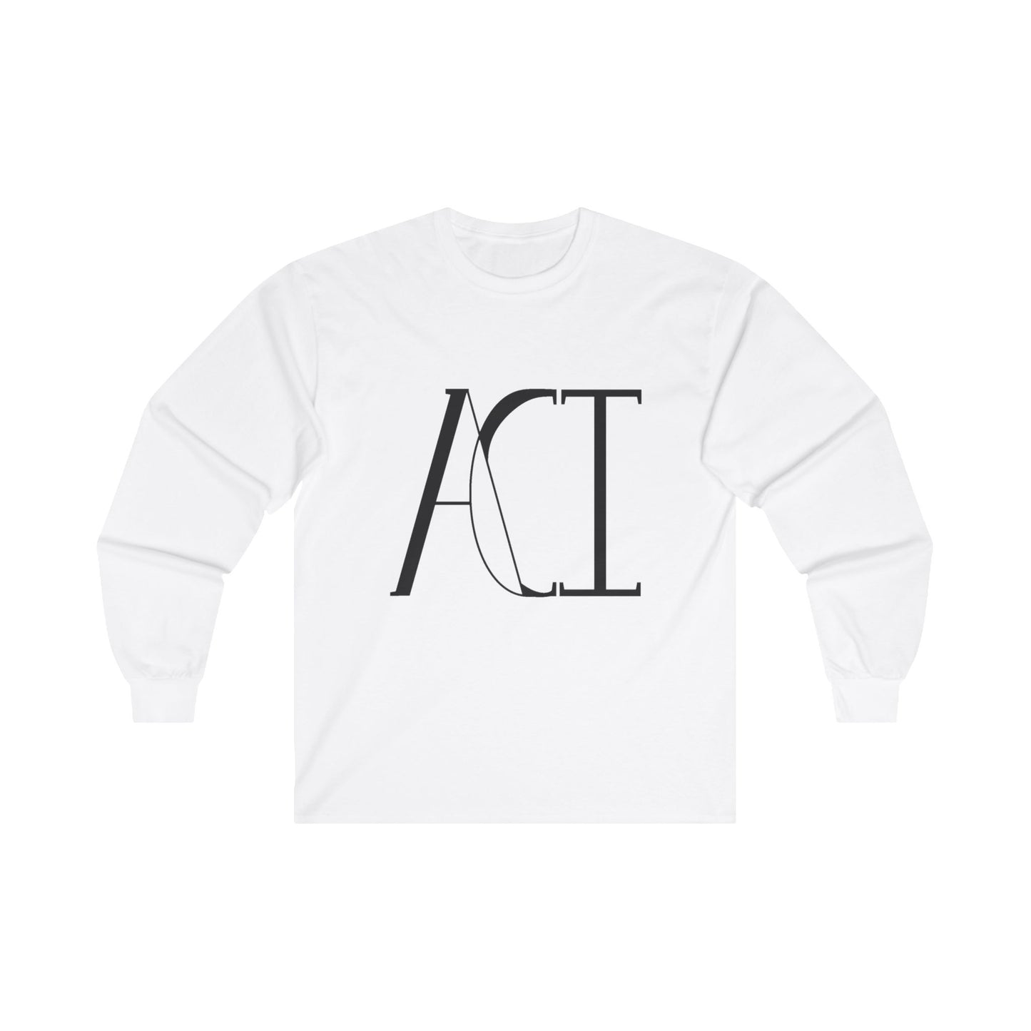 A white long sleeve with the ACI logo on the front.