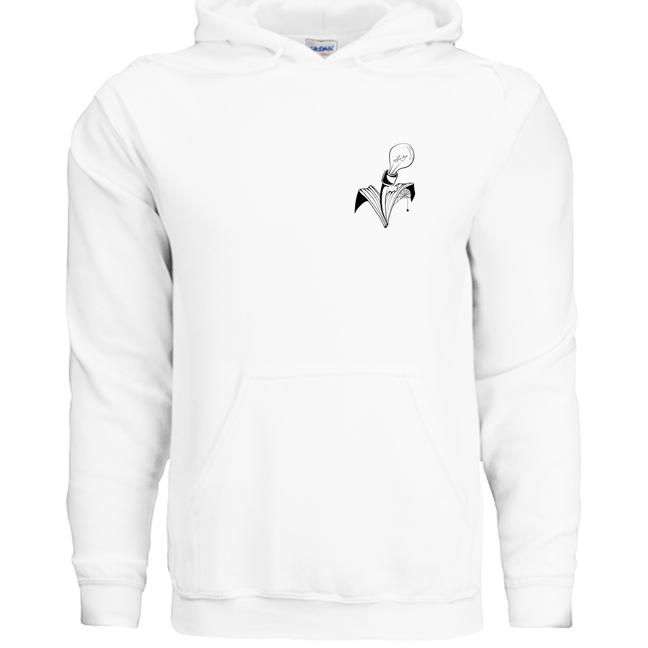 The Art Collective International High Hoodie, relaxed fit, cotton-polyester blend in charcoal grey with ribbed neckline and