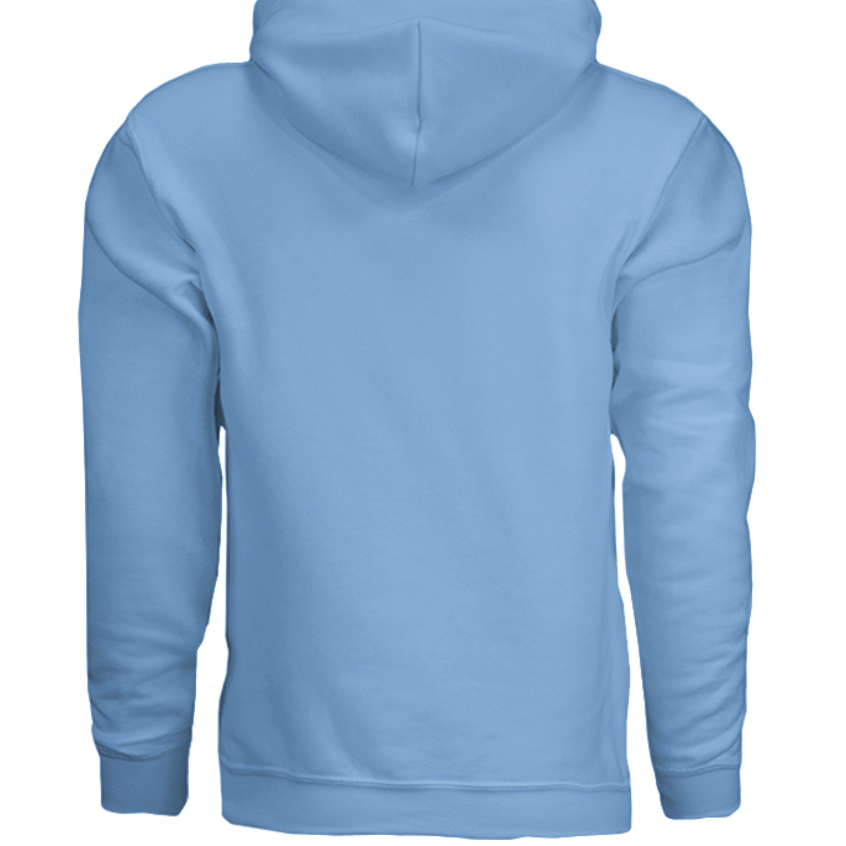Close-up of the Winter Goddess Hoodie’s soft, textured hood lining with intricate stitching detail in icy blue color.