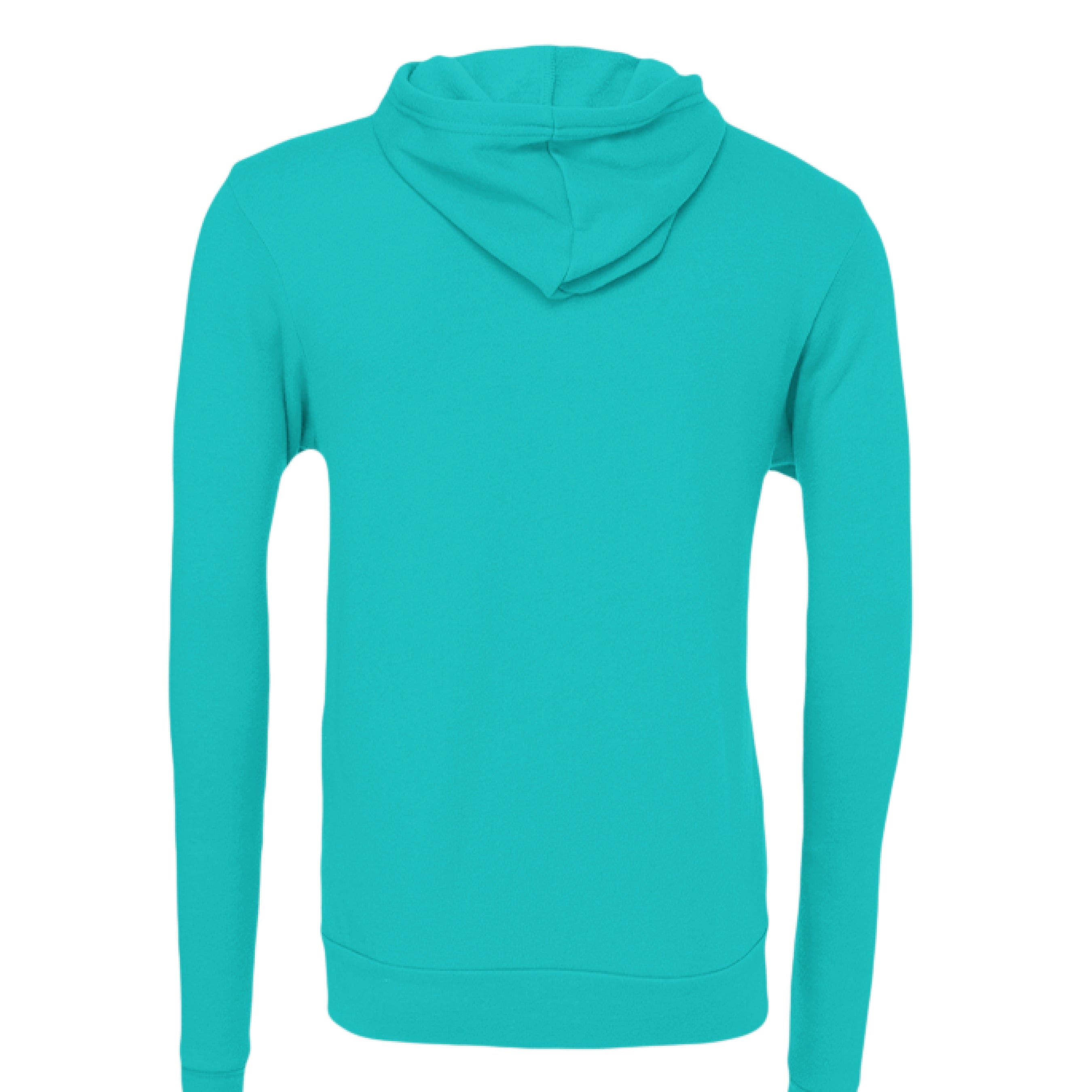 Close-up of the Winter Goddess Zip Up hoodie collar featuring soft black fleece interior and subtle embroidered logo detail