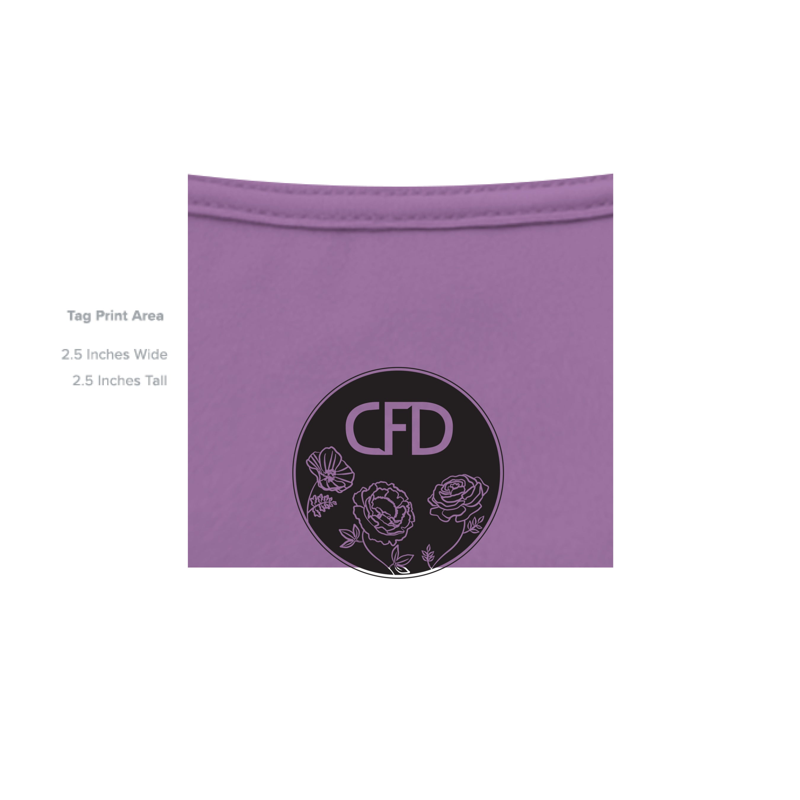 Close-up of the Ice King T-Shirt's white crew neckline and soft cotton fabric texture from an overhead angle