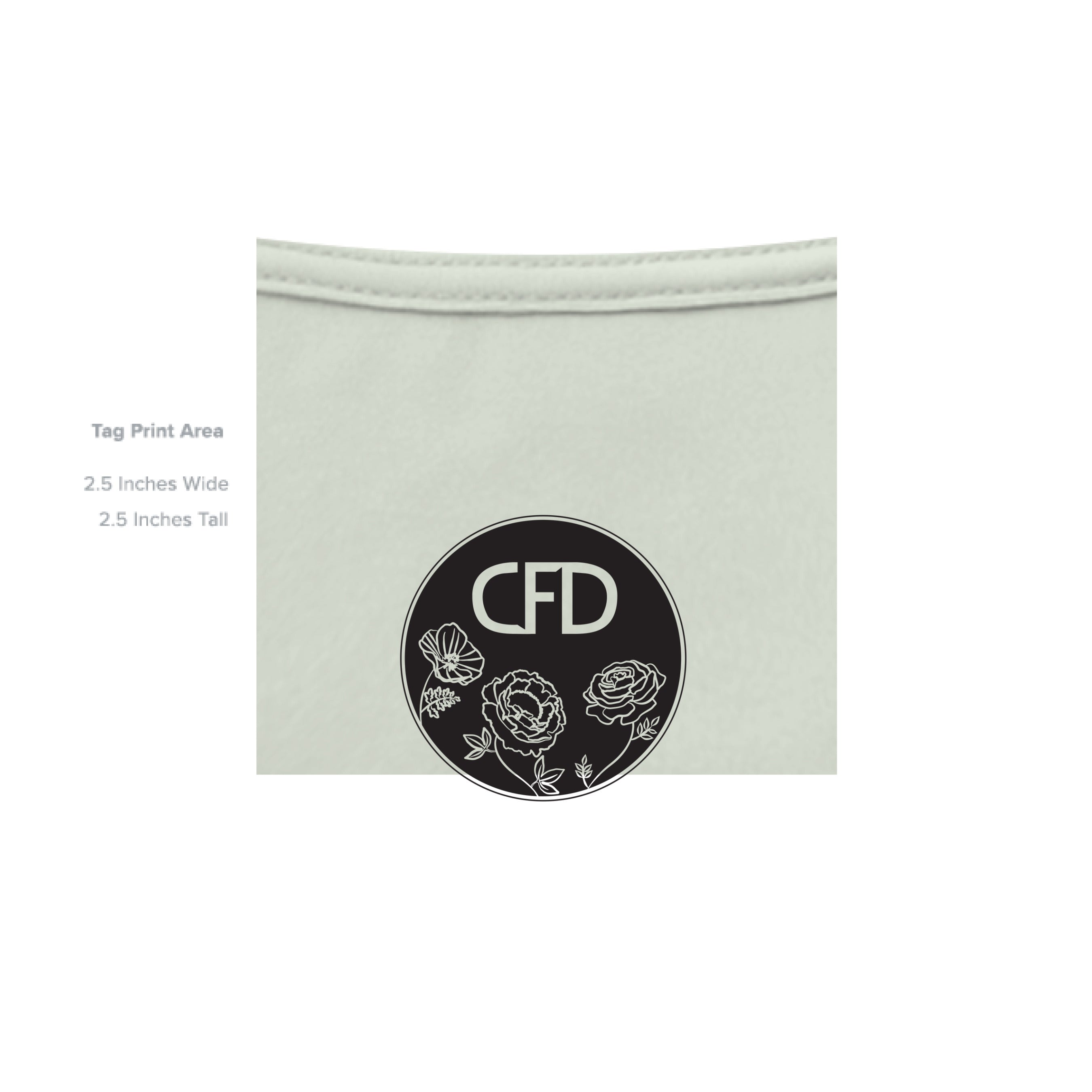 Close-up of the Sun & Moon T-Shirt’s navy fabric showcasing subtle celestial print details around the crew neckline.